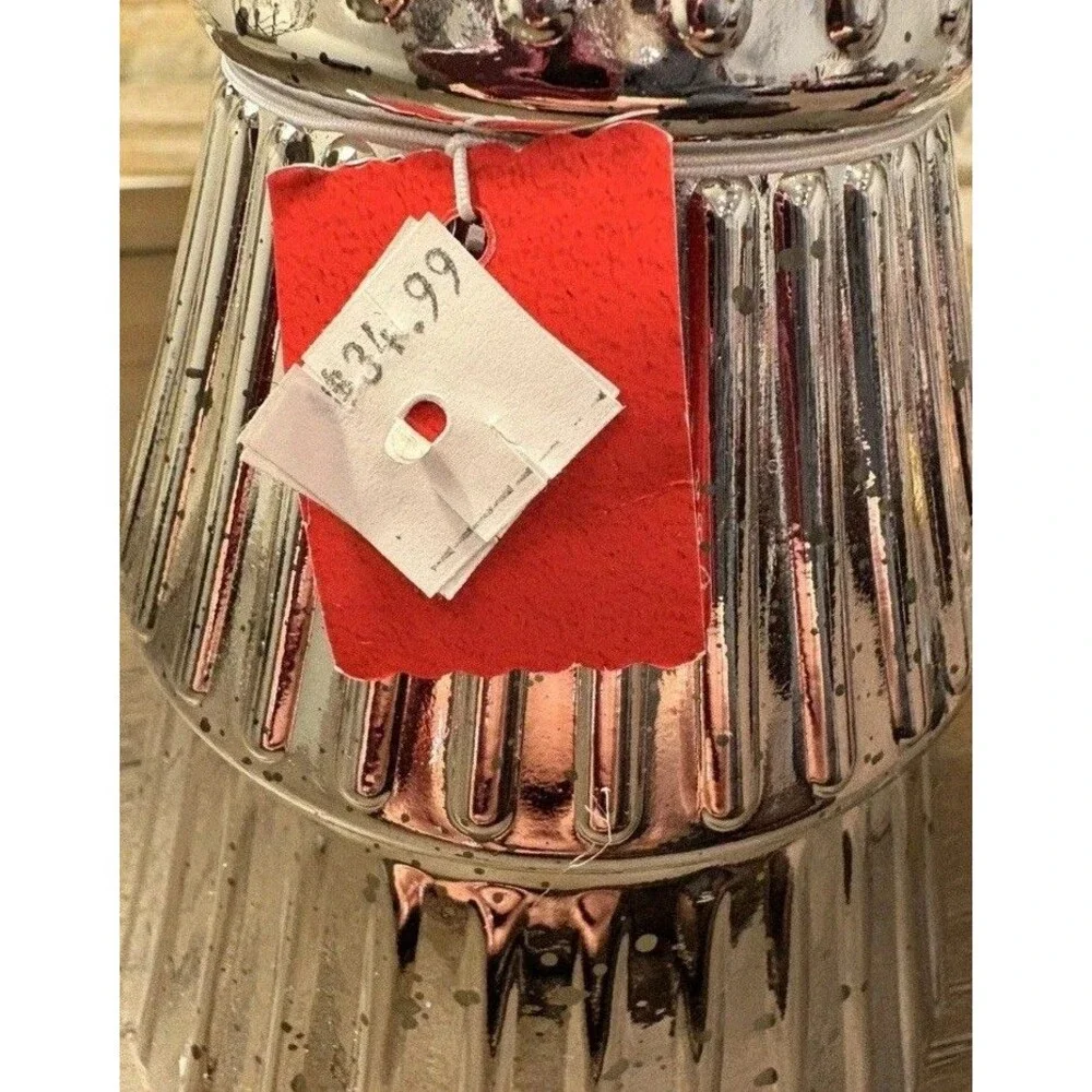 Ashland Christmas Noel Silver Bells Scented Jar Candle, Silver Glass, 8.5 oz